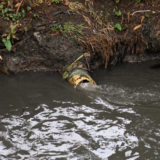 Contaminación en el rio Orienco